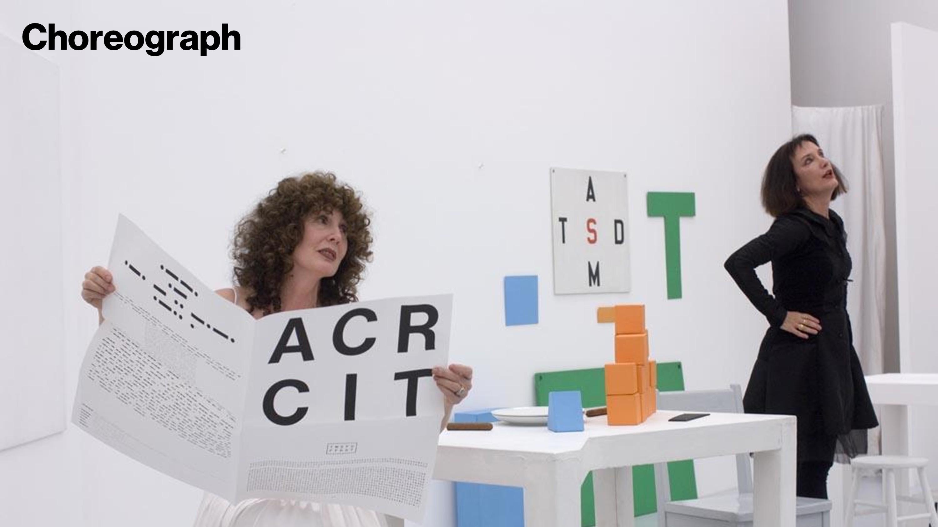 A conceptual retail space showcasing spatial design and typography to explore future retail experiences, featuring large-scale letter forms and branded signage.